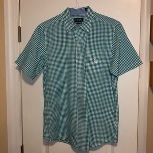 Chaps short-sleeved button down